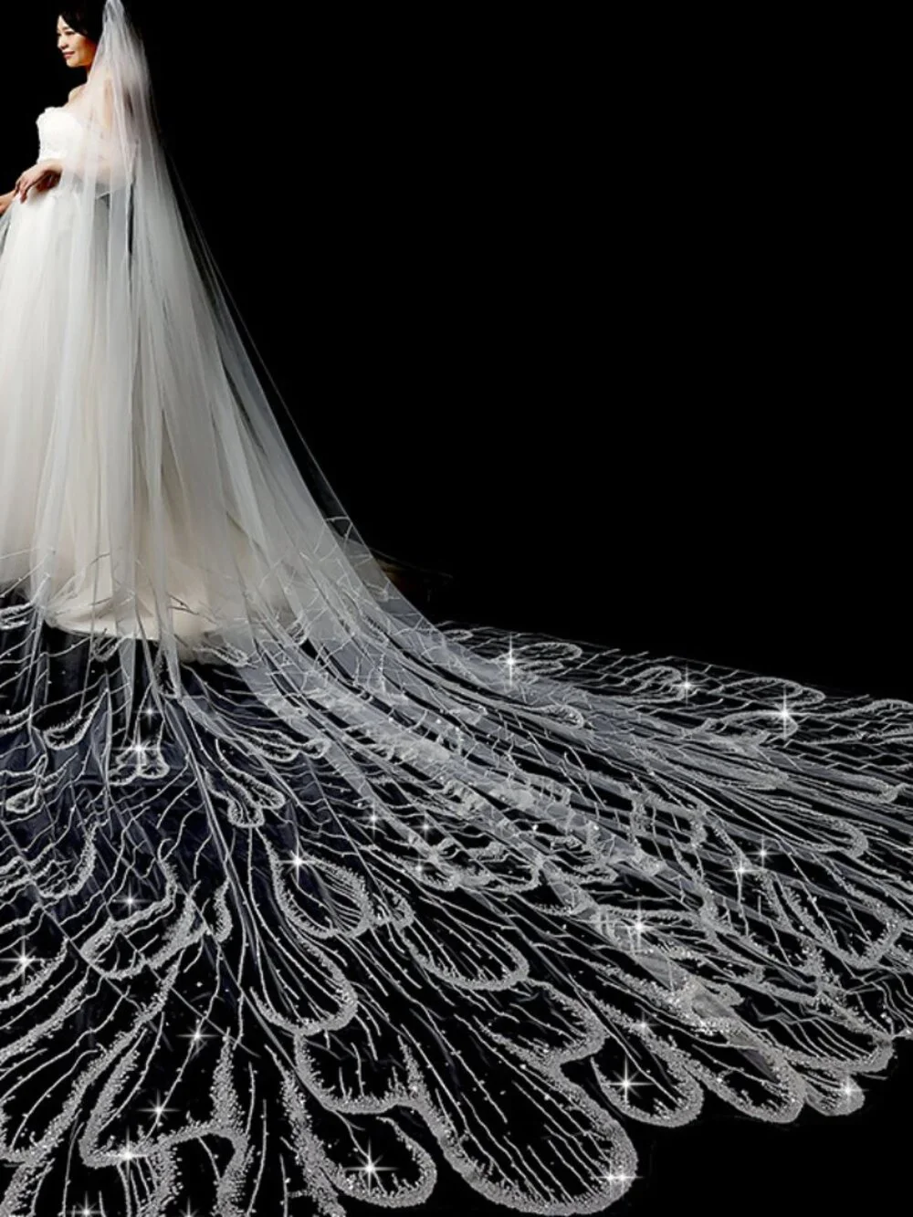 Regal Cathedral Length Bridal Veil 3.5m